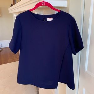 Argent blue short sleeve top